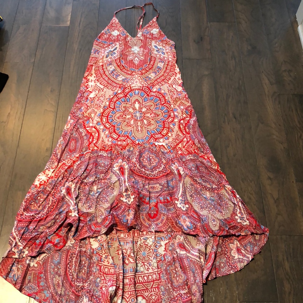 On The Road hi lo maxi dress